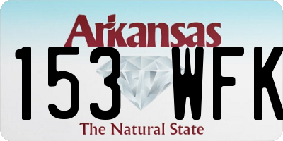 AR license plate 153WFK