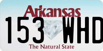 AR license plate 153WHD