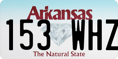 AR license plate 153WHZ
