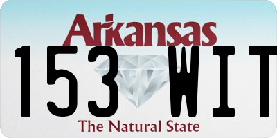 AR license plate 153WIT