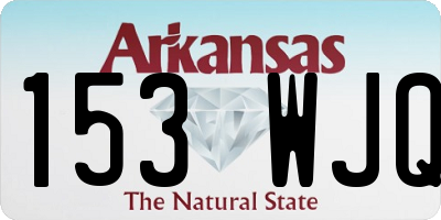 AR license plate 153WJQ