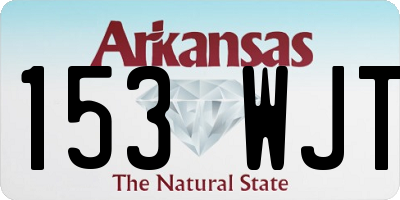 AR license plate 153WJT