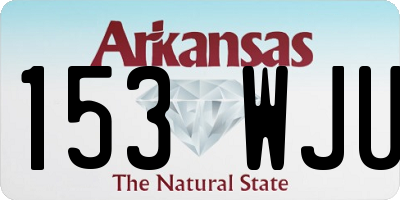 AR license plate 153WJU