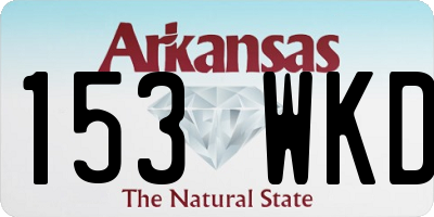 AR license plate 153WKD