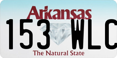AR license plate 153WLC