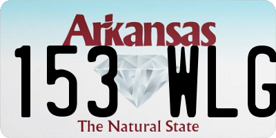 AR license plate 153WLG