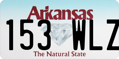 AR license plate 153WLZ