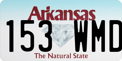 AR license plate 153WMD