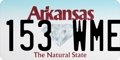 AR license plate 153WME