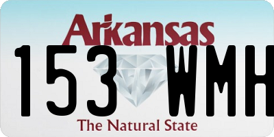AR license plate 153WMH