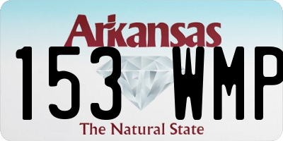 AR license plate 153WMP