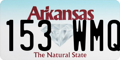 AR license plate 153WMQ