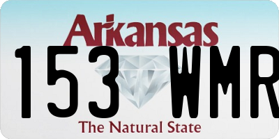 AR license plate 153WMR