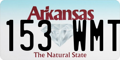 AR license plate 153WMT