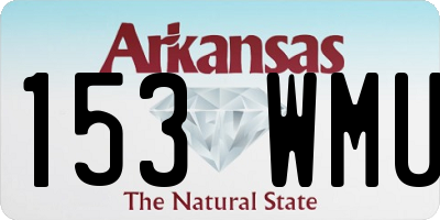 AR license plate 153WMU