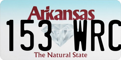 AR license plate 153WRC