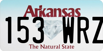 AR license plate 153WRZ
