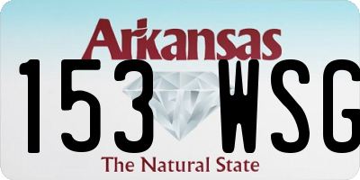 AR license plate 153WSG