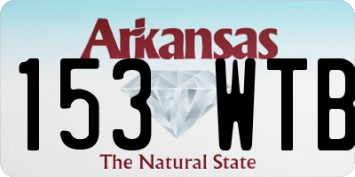 AR license plate 153WTB