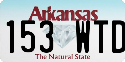 AR license plate 153WTD