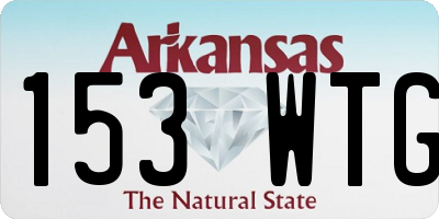AR license plate 153WTG