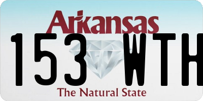 AR license plate 153WTH