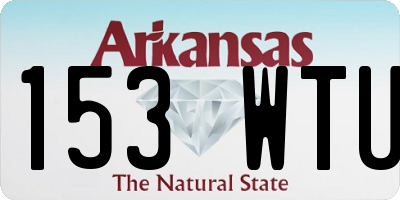 AR license plate 153WTU