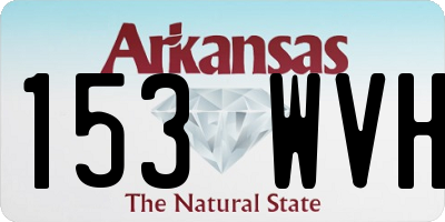 AR license plate 153WVH