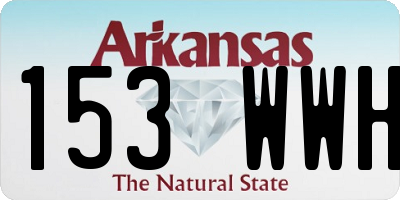 AR license plate 153WWH