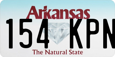 AR license plate 154KPN
