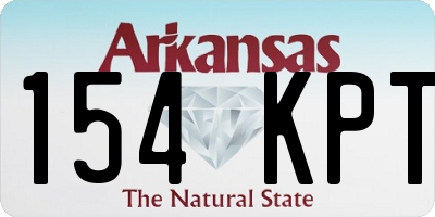 AR license plate 154KPT