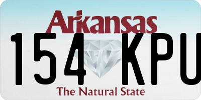 AR license plate 154KPU