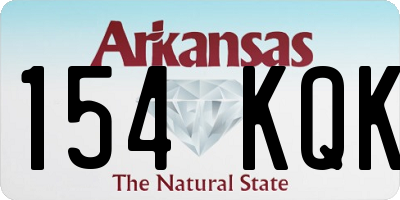 AR license plate 154KQK