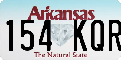 AR license plate 154KQR