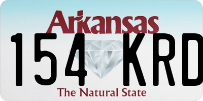 AR license plate 154KRD
