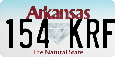 AR license plate 154KRF