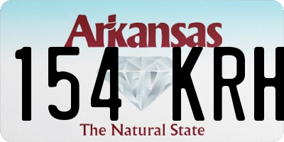 AR license plate 154KRH