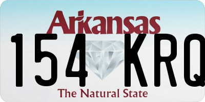 AR license plate 154KRQ