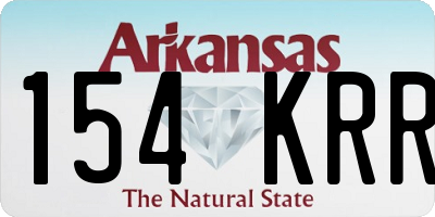 AR license plate 154KRR