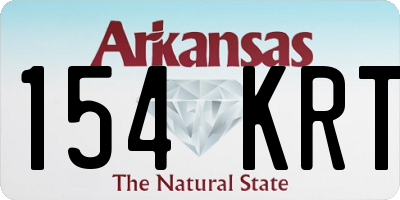 AR license plate 154KRT