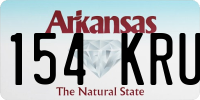 AR license plate 154KRU
