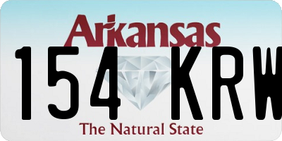 AR license plate 154KRW
