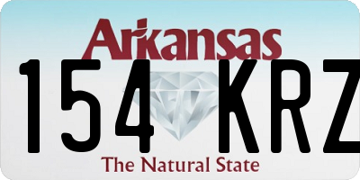 AR license plate 154KRZ