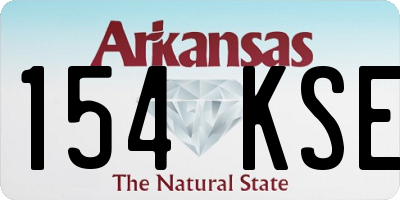 AR license plate 154KSE