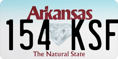 AR license plate 154KSF