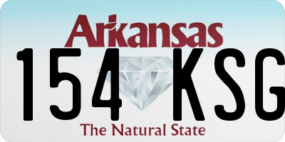 AR license plate 154KSG