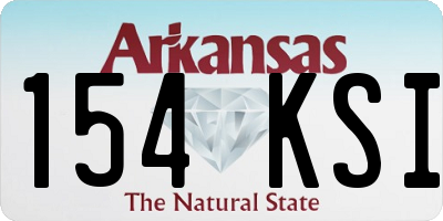 AR license plate 154KSI