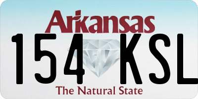 AR license plate 154KSL