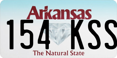 AR license plate 154KSS