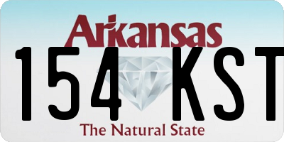 AR license plate 154KST